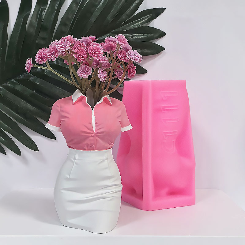 Florist Supply Vases - Professional Skirt-Shaped Human Body Flower Vase