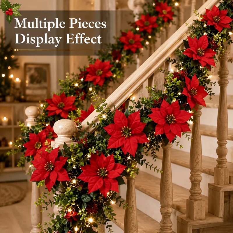 1/2Pcs Artificial Christmas Ga - Eucalyptus Preserved recension och pris