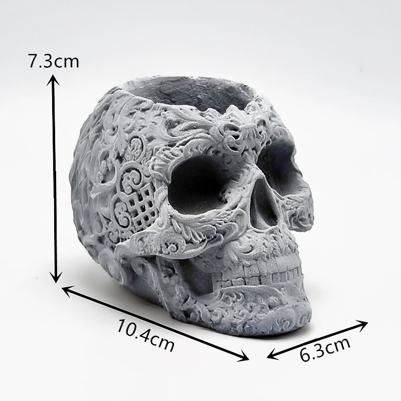 Premium Exquisite Skull Vase S - Florist Supply Vases recension och pris