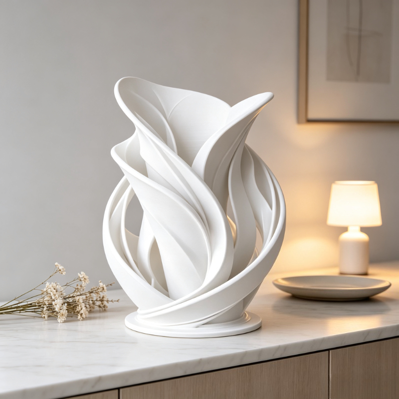 3D Printed Abstract Twisted Le - Florist Supply Vases recension och pris