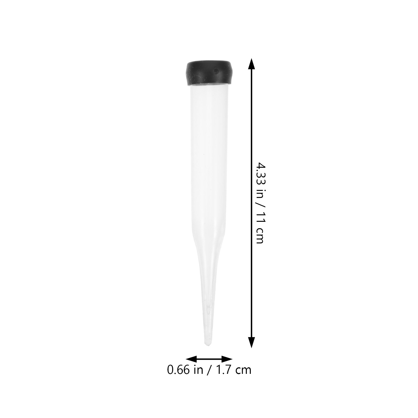 50Pcs Clear Plastic Water Tube - Florist Flower Supply recension och pris