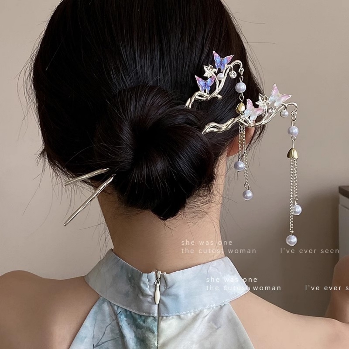 New Chinese style Flower Hairp - Supply Florist recension och pris